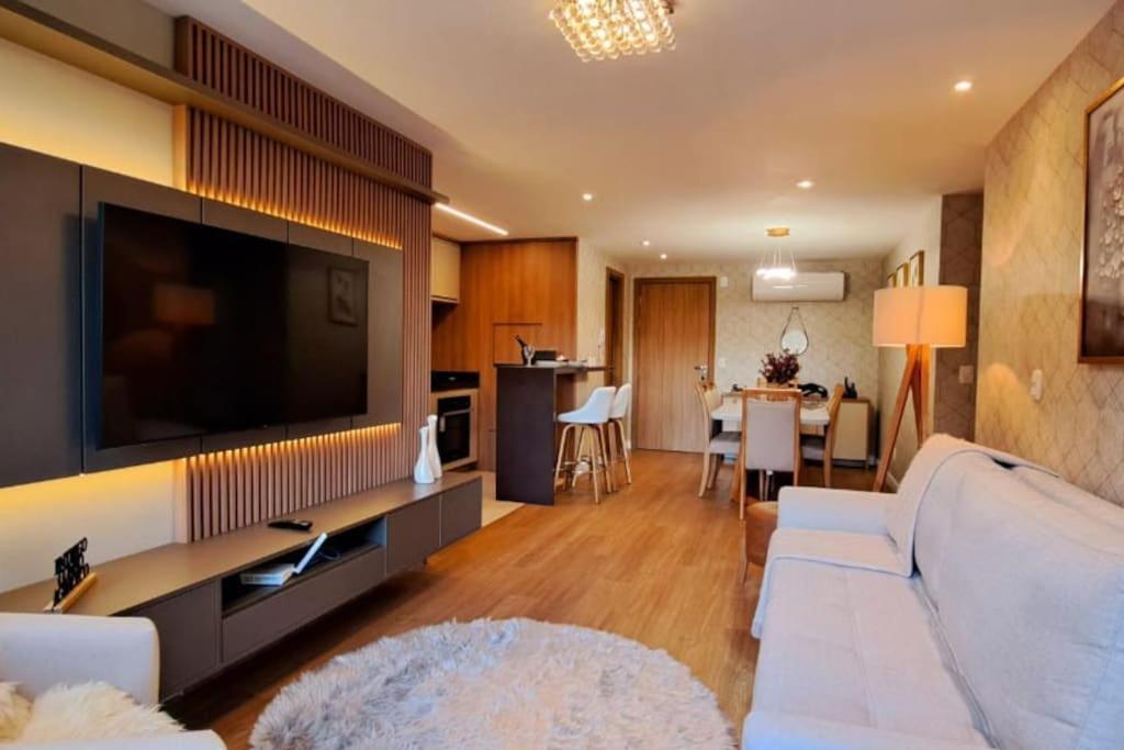 Luxuoso Apartamento Em Gramado - 2 Suites Экстерьер фото
